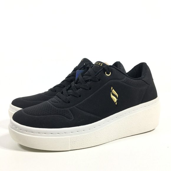 Skechers Street LA Womens Goldie Hi Bit O Glit Sneaker Size 9 Black 155013 - Picture 1 of 9